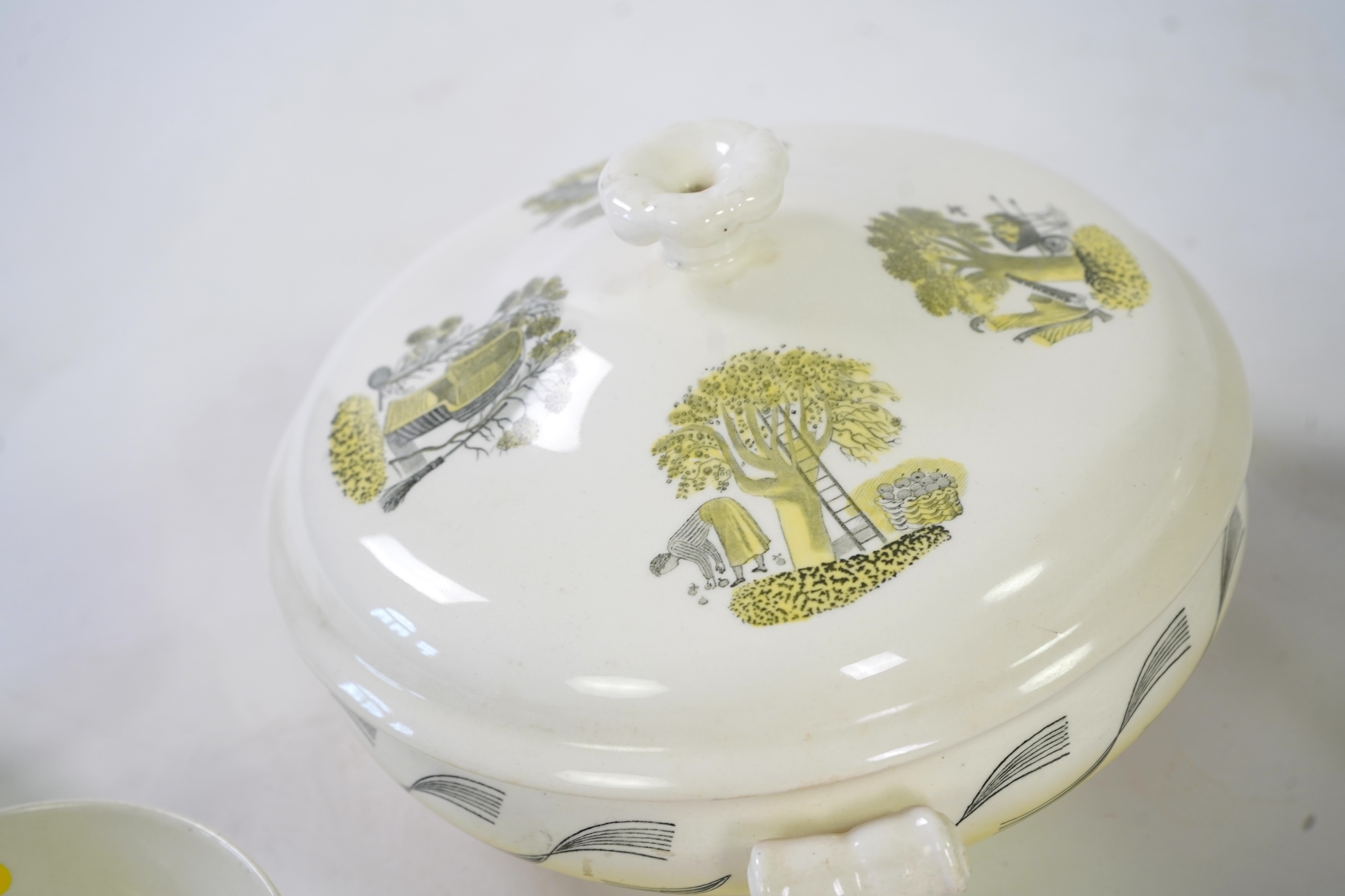 Eric Ravilious (1903-1942) for Wedgwood: A 'Garden' part dinner and tea service